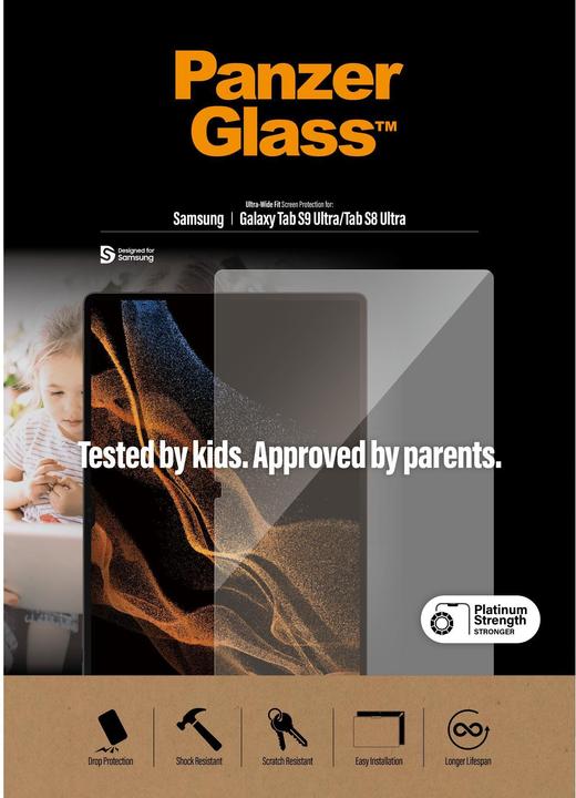 Produktbild PanzerGlass Case Friendly AB (1 Stk., Samsung Galaxy Tab S8 Ultra, Samsung Galaxy Tab S9 Ultra)