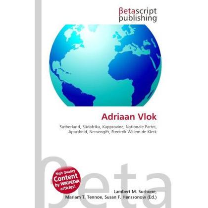 Adriaan Vlok, Fachbücher