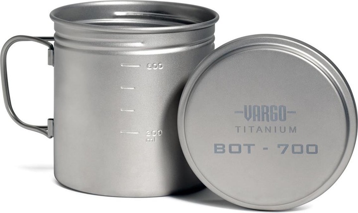 Immagine prodotto Vargo BOT Outdoor Pentola e borraccia in titanio 0,7L Ultraleggera