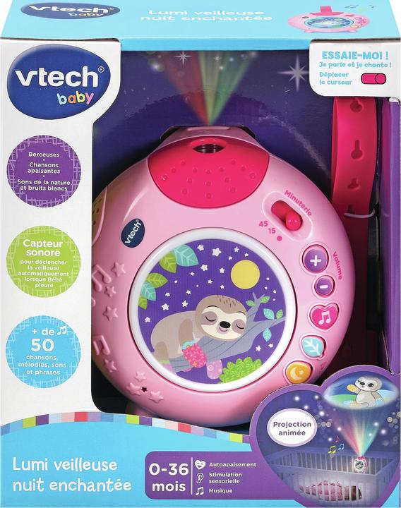 Actual product image VTech Lumi Veilleuse Nuit Enchantee Rose