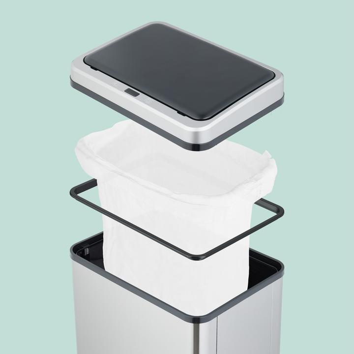 Image du produit Relaxdays Poubelle à capteur (40 l)