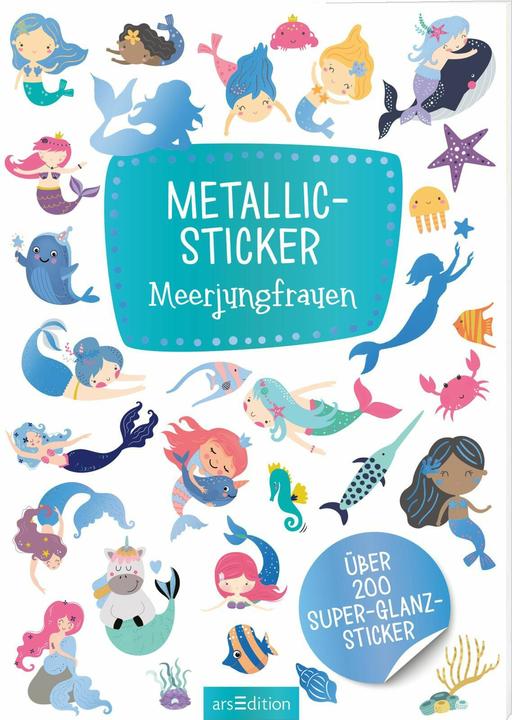 Metallic stickers - Mermaids