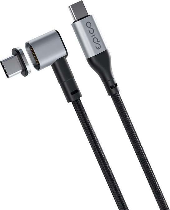 Produktbild Epico Magnetic Braided Data Cable USB-C to USB-C (2 m, 100 W)