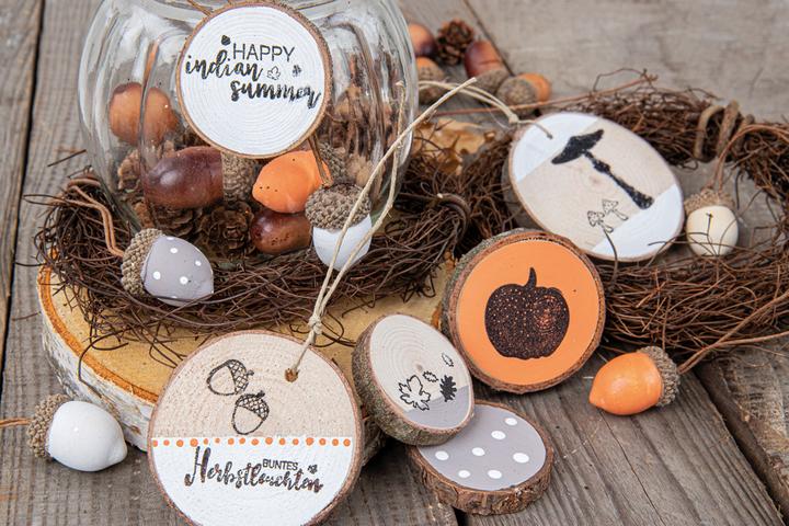 Actual product image Rayher Clear Stamps "Autumn Lights