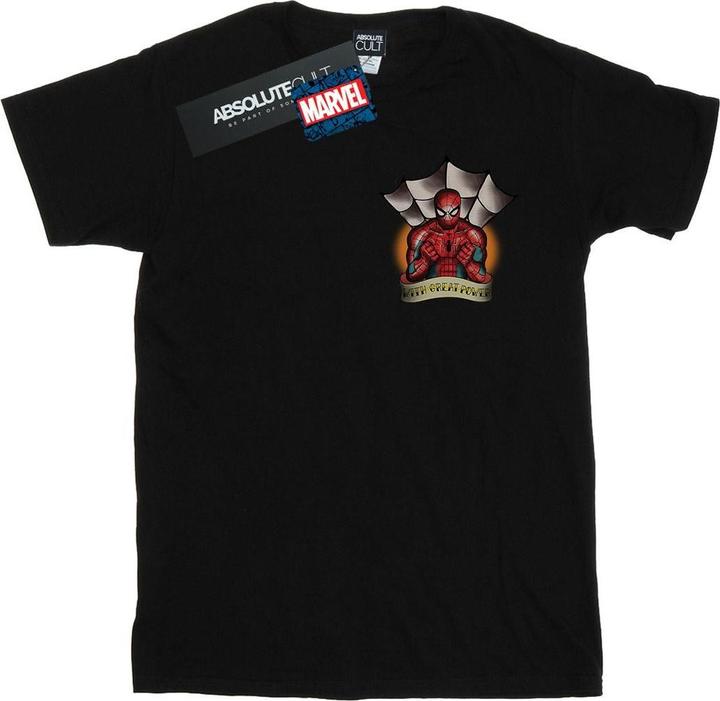 Produktbild SpiderMan Tattoo Breast Print TShirt (XL)