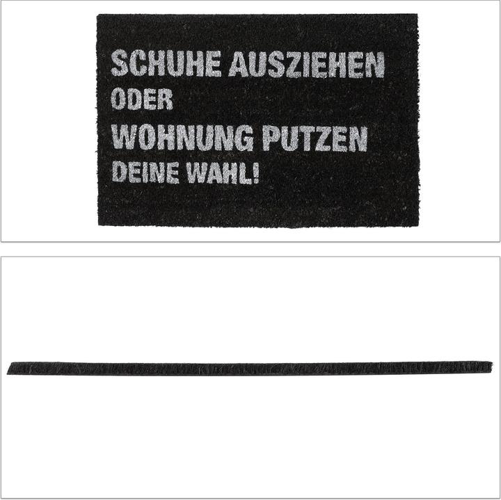 Produktbild Relaxdays Fussmatte (60 x 40 x 1.5 cm)
