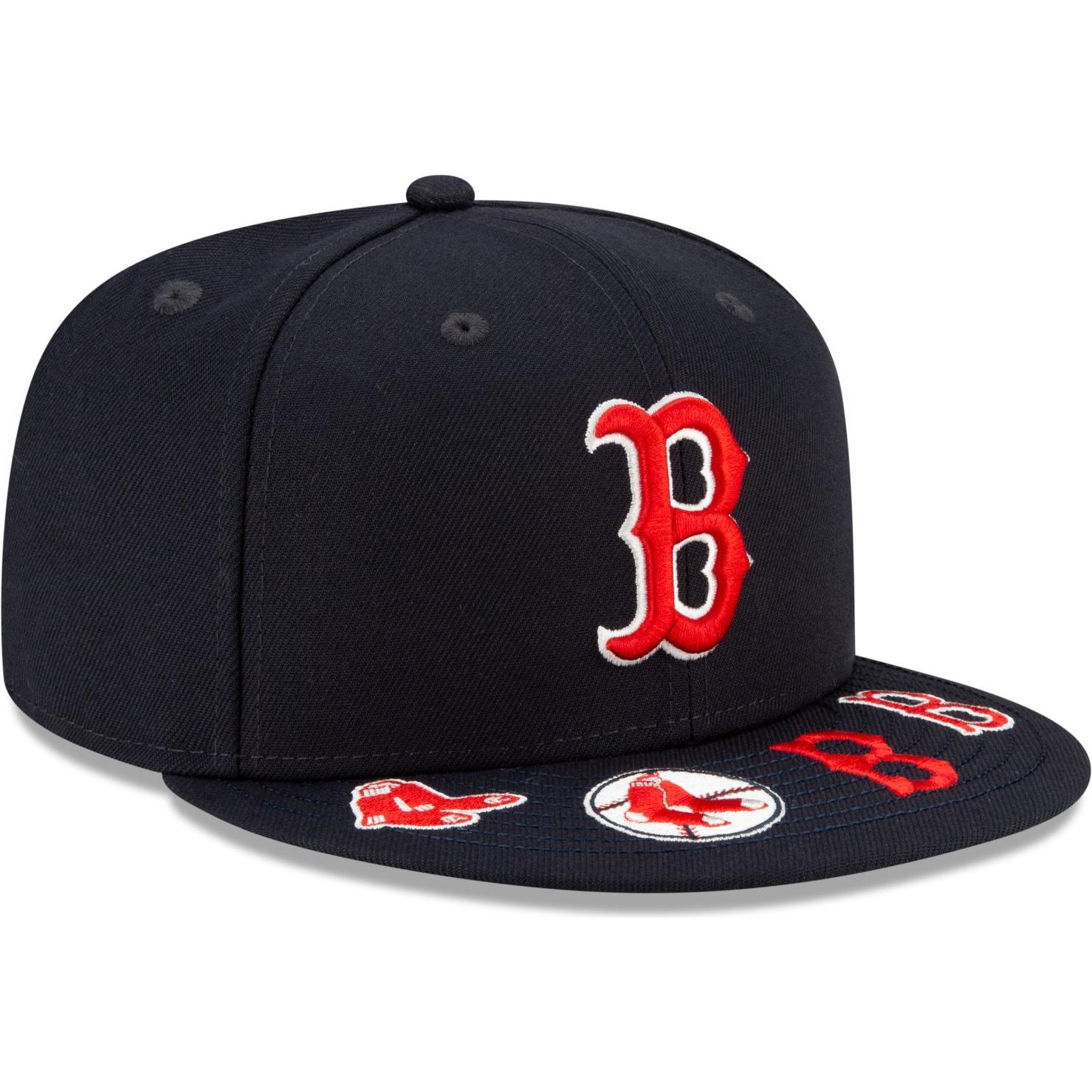 New Era, Herren, Cap, 59Fifty Cap - GRAPHIC VISOR Boston Red Sox - 7 1/2, Blau, (7 1/2)