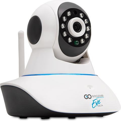 GOCLEVER Eye Home Delta Kit Videosorveglianza con Cavo, Telecamera di rete