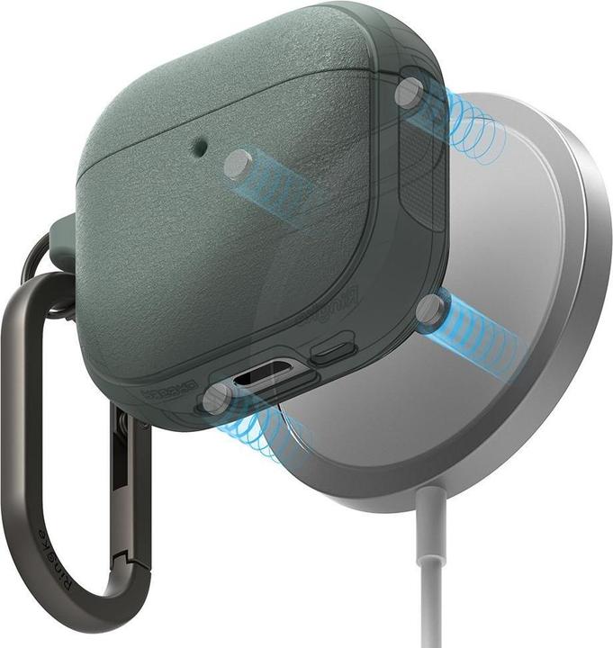 Image du produit Ringke Onyx MagSafe Case for Apple AirPods 4 - Green (Manchon pour casque d'écoute)