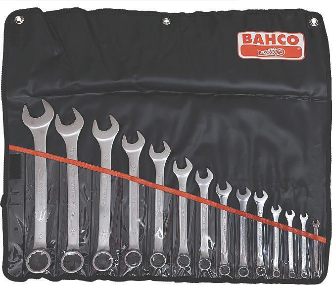 Actual product image Bahco Combination wrench set 17 pcs In plastic bag (18 mm, 8 mm, 22 mm, 10 mm, 7 mm, 17 mm, 12 mm, 21 mm, 6 mm, 20 mm, 16 mm, 15 mm, 19 mm, 13 mm, 14 mm, 9 mm, 11 mm)
