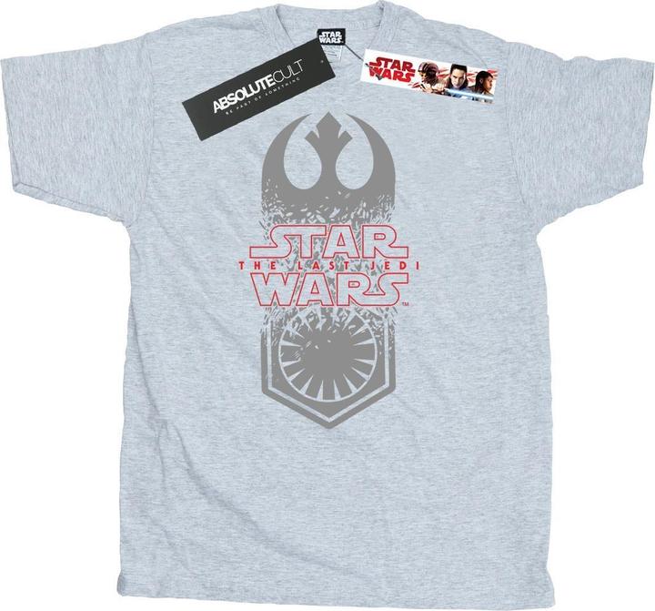 Actual product image Star Wars Mens The Last Jedi Symbol Crash T-Shirt (M)
