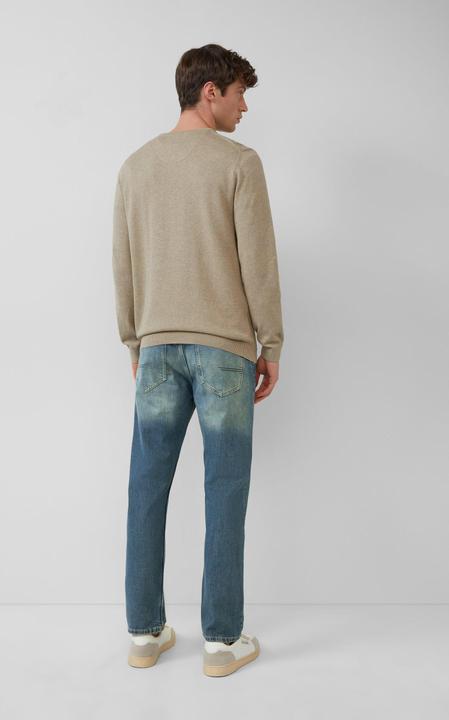 Produktbild S.Oliver Strickpullover Strickpullover mit Logo-Stickerei (L)