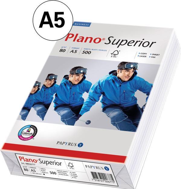 Produktbild Papyrus Plano Superior (A5, 500 Blätter, 80 g/m²)