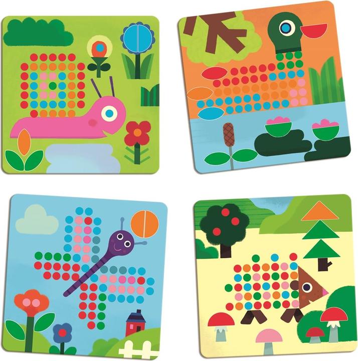 Actual product image Djeco Eduludo Mosaïco Mini Animo (mult)