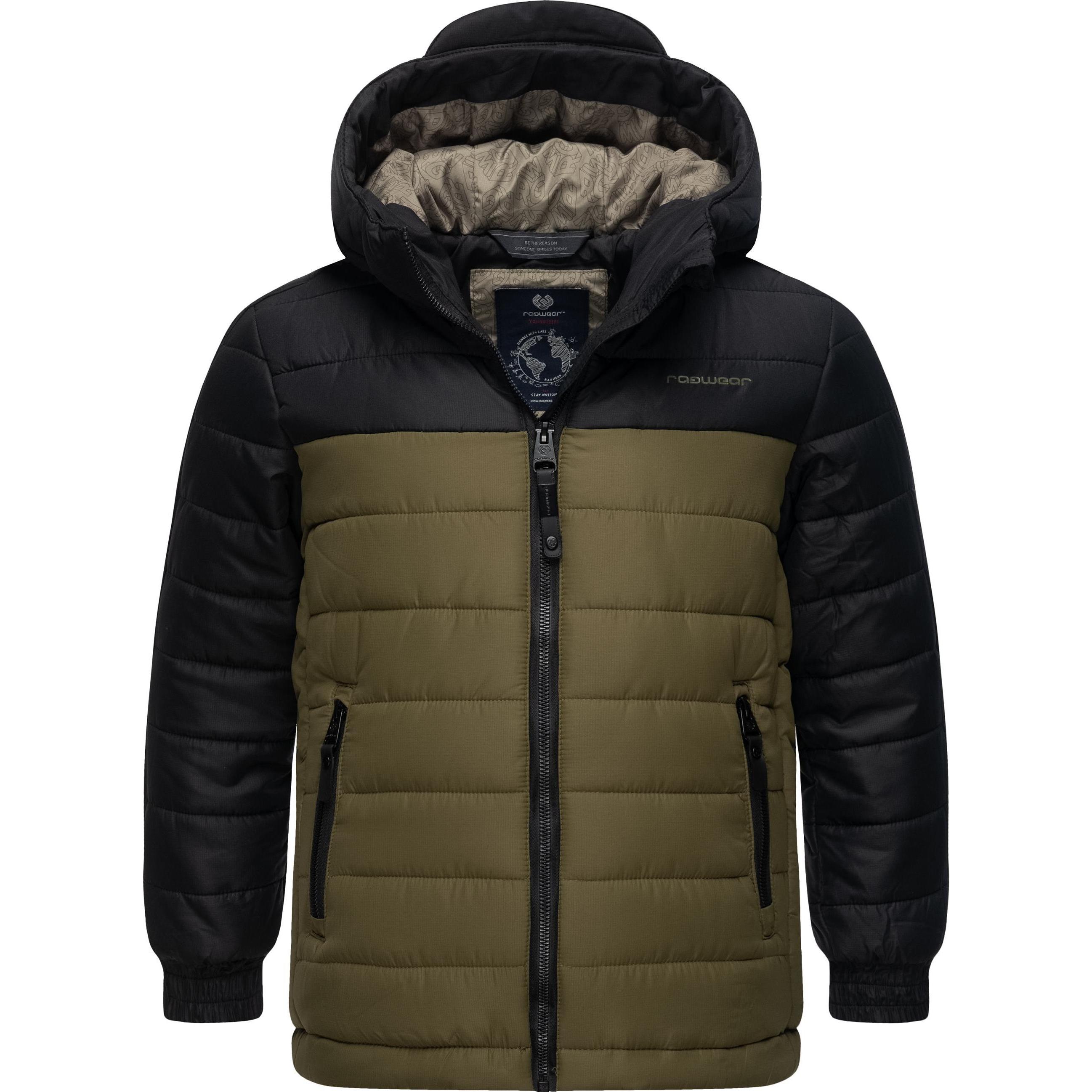 Ragwear, Jungen, Jacke, Coolio Blocks (152), Schwarz, 152
