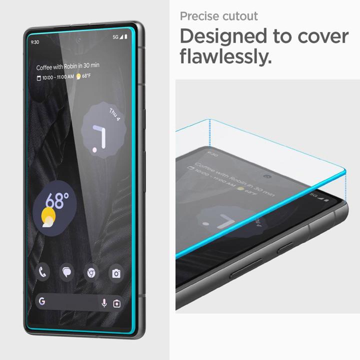 Produktbild Spigen ALM Glas.Tr Google Pixel 7A 2szt. szkło hartowane AGL05968 (2 Stk., Google Pixel 7a)