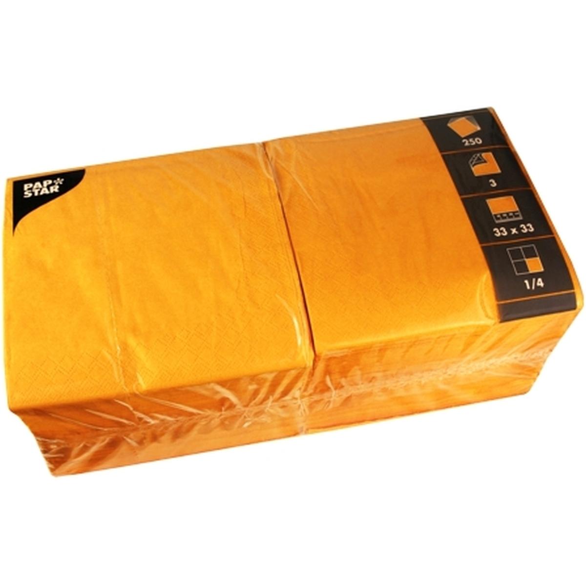 Papstar, Servietten, Servietten (250 x, 33 x 33 cm)