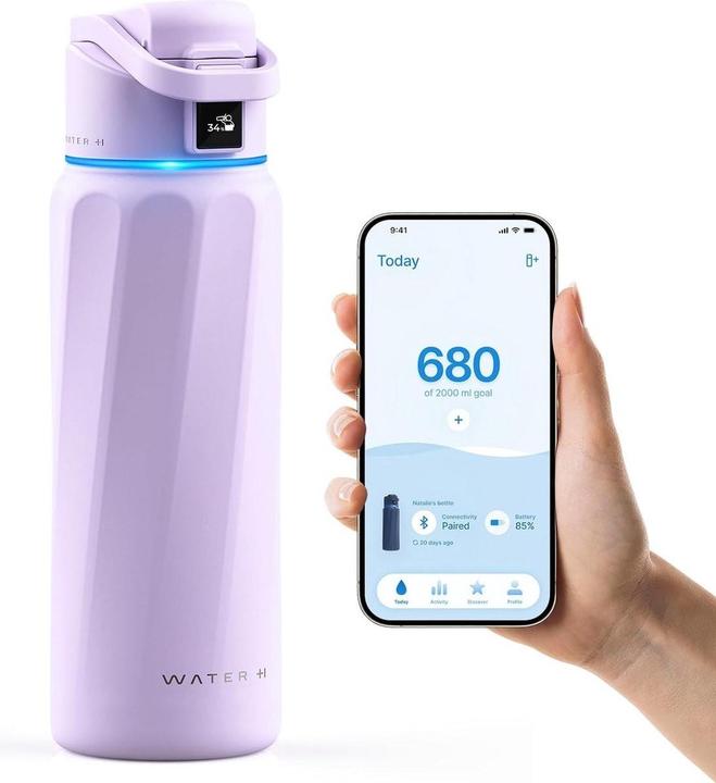 Actual product image WaterH BOOST Chug Lid - Purple (32oz./946ml) (0.95 l)