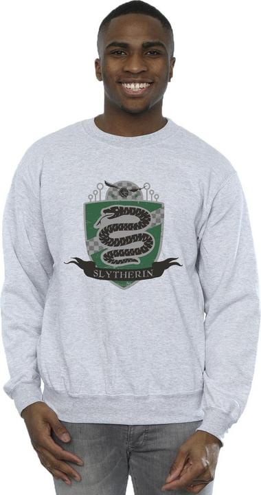 Actual product image Mens Slytherin Chest Badge Sweatshirt (L)