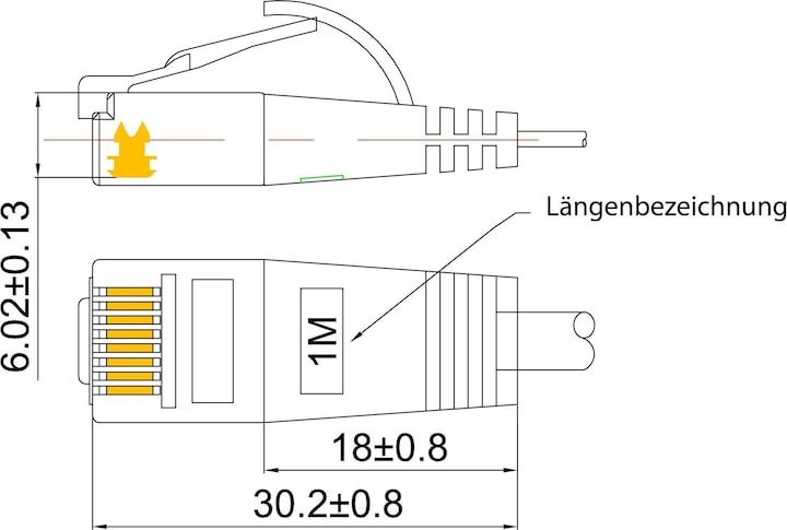 Productafbeelding Wirewin Netwerkkabel (STP, CAT6, 3 m)