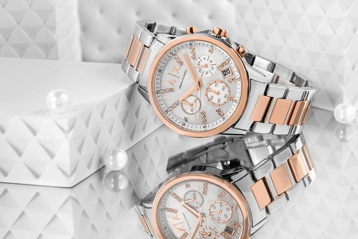 Produktbild Armani Exchange Lady Banks (Analoguhr, Chronograph, 36 mm)