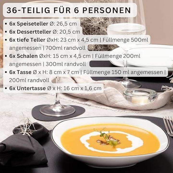 Produktbild Sänger Geschirr Geschirrservice Bilgola (36 Stück)