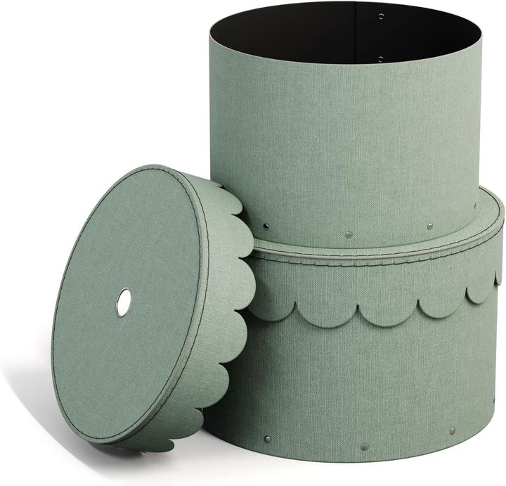 Produktbild Bigso 2er-Set Runde Aufbewahrungsbox mit Deckel (2x)