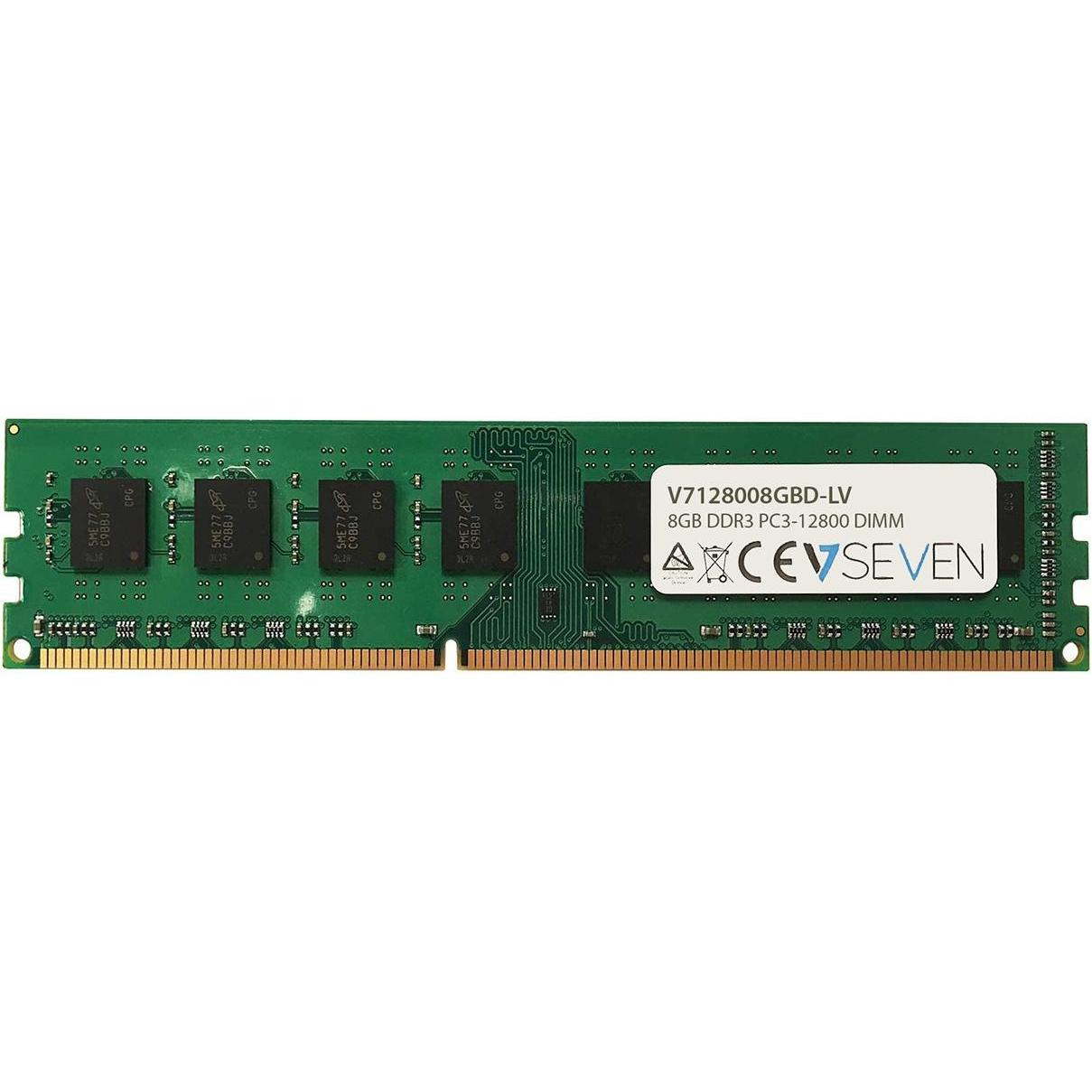 V7 V7128008GBD-LV (1 x 8GB, 1600 MHz, DDR3-RAM, DIMM), RAM