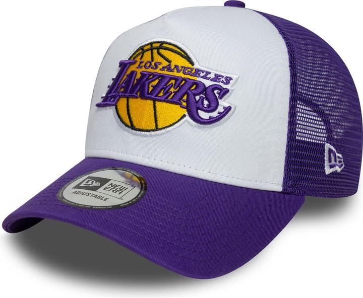Actual product image New Era A-Frame Trucker Cap - Sidepatch Los Angeles Lakers (One size)