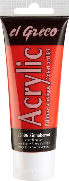 Produktbild Kreul el Greco Acrylic 75ml (zinnoberrot, 75 ml)