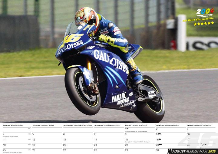 Actual product image Valentino Rossi Calendar 2025