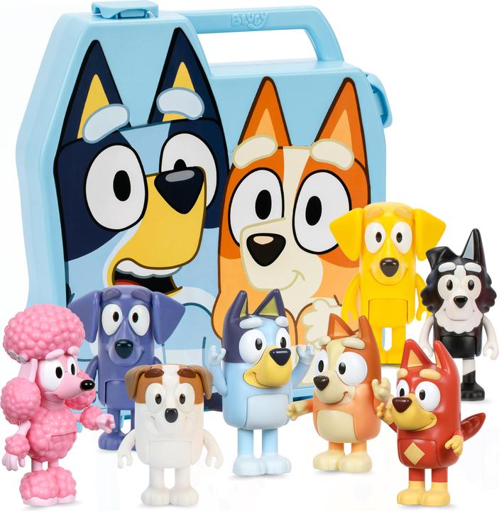 Actual product image Moose Bluey Play & Go Collectors Case