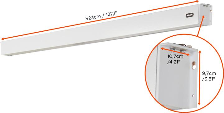 Actual product image Celexon V2.0 Battery Professional Plus 300 x 225 cm Motorised Screen (88.58", 4:3)