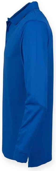 Actual product image Henbury Adults Unisex Long Sleeve Coolplus Piqu Polo Shirt (M)