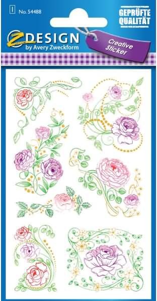 Immagine prodotto Z-Design Blumenaufkleber