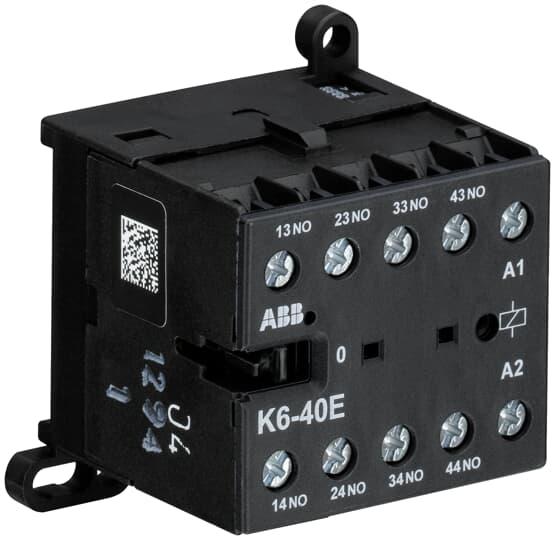 Produktbild ABB K6-40E-02 Kleinhilfsschütz 42V 40-450Hz GJH1211001R0402