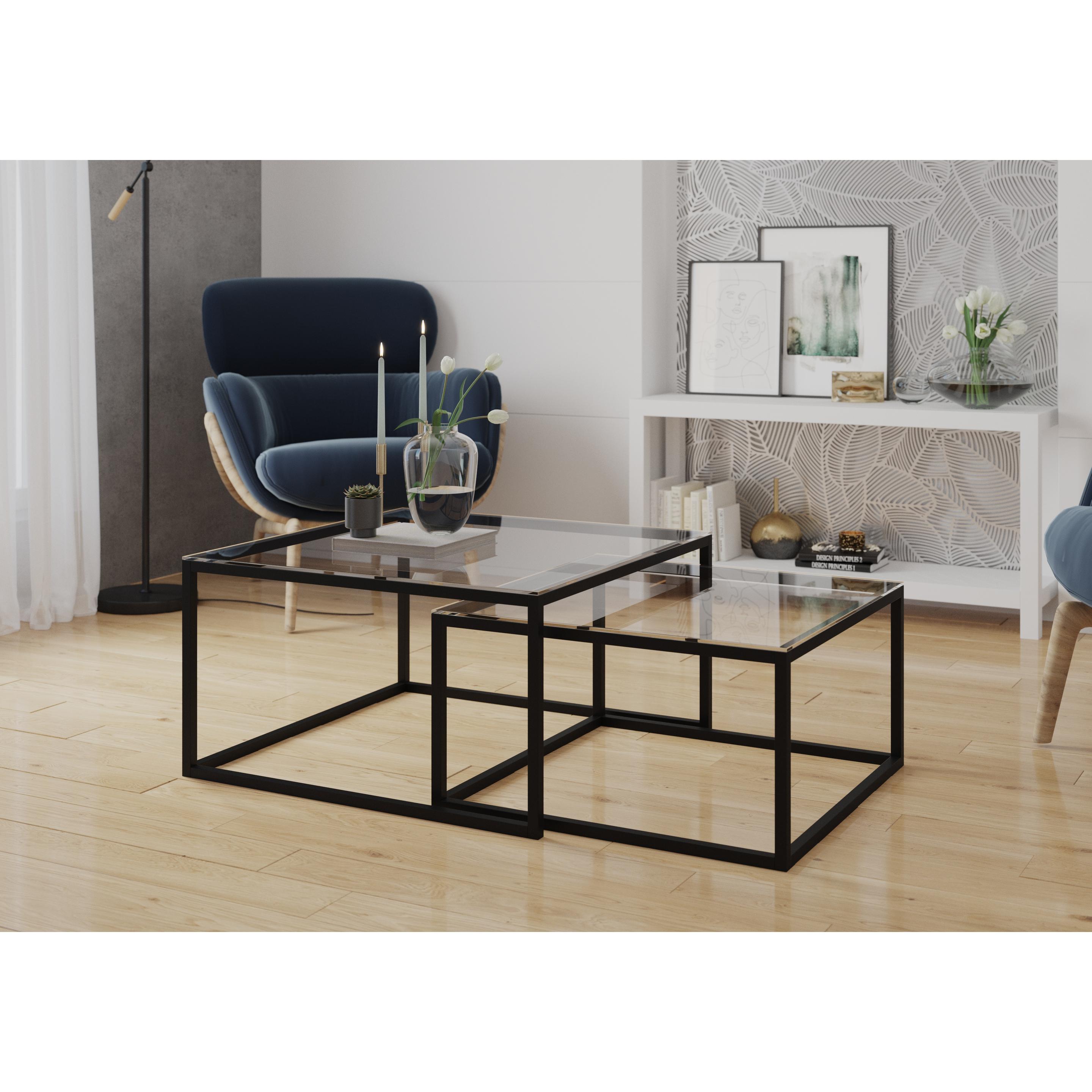 Thumbnail - ELTAP, Couchtisch + Beistelltisch, Cloue (75 x 75 x 41 cm)