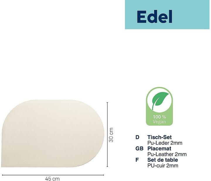 Image du produit Kela Set de table Edel blanche (1 pcs, 45 x 30 cm)
