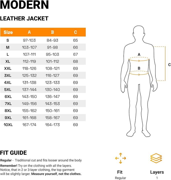 Produktbild Ozone Moto Moderne Motorjacke mit Protektoren, retro Stil und verstellbarer Taille (Herren, 3XL)