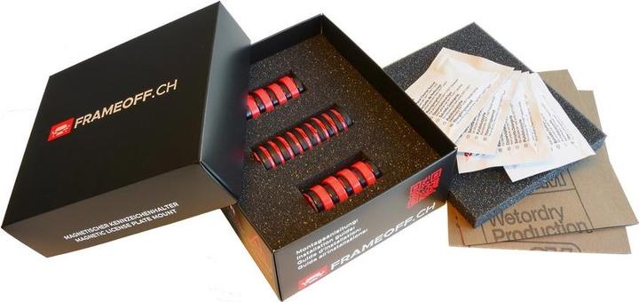 Image du produit FrameOff Cadre de numérotation (Avant + arrière, Universel)