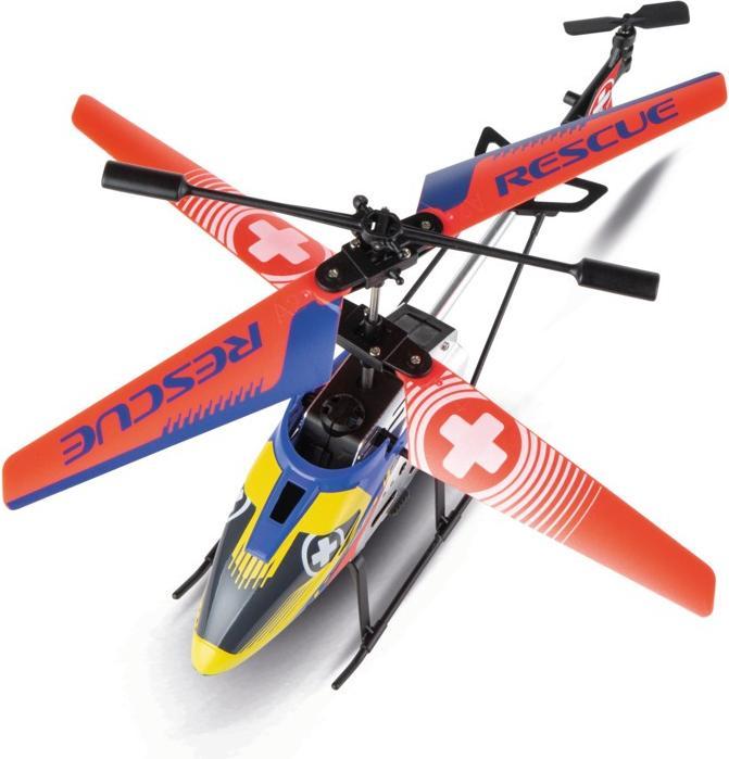Actual product image Carrera 2.4 GHz RC Helicopter, Aluminum, Gyro, LED, USB-C Charging