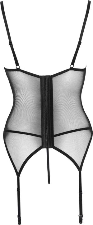 Produktbild Cottelli Collection Strapshemd rot/schwarz XL (XL)
