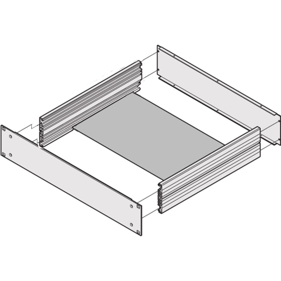 Schroff Montageplatte - CHASSISPLATTE 150T, Serverschrank Zubehör