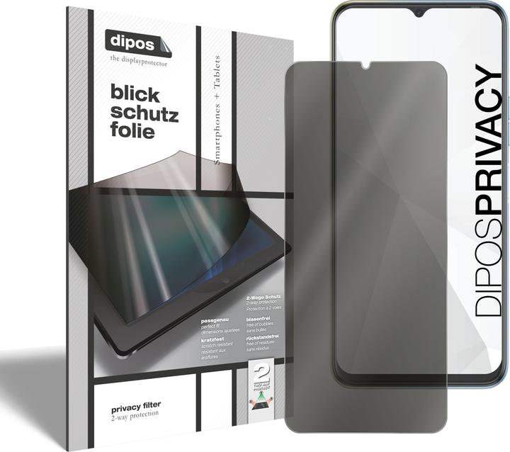Produktbild Dipos Blickschutzfolie 2-Way Anti-Shock (1 Stück, Tecno Spark 8P)