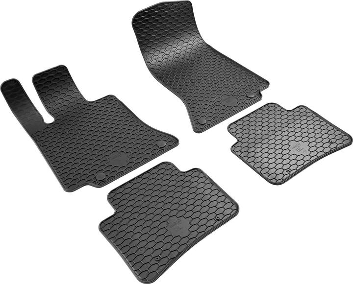 Immagine prodotto Walser Tappetini in gomma adatti a Mercedes-Benz Classe C/Classe T-Modello, CLE (2 tappetini anteriori + 2 tappetini posteriori)