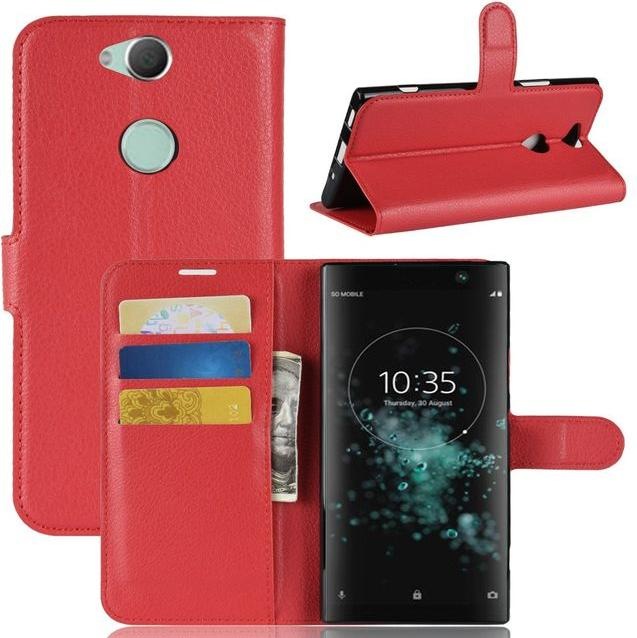 Produktbild MU Classic Litchi Leder Bookcover Series (Xperia XA2 Plus)