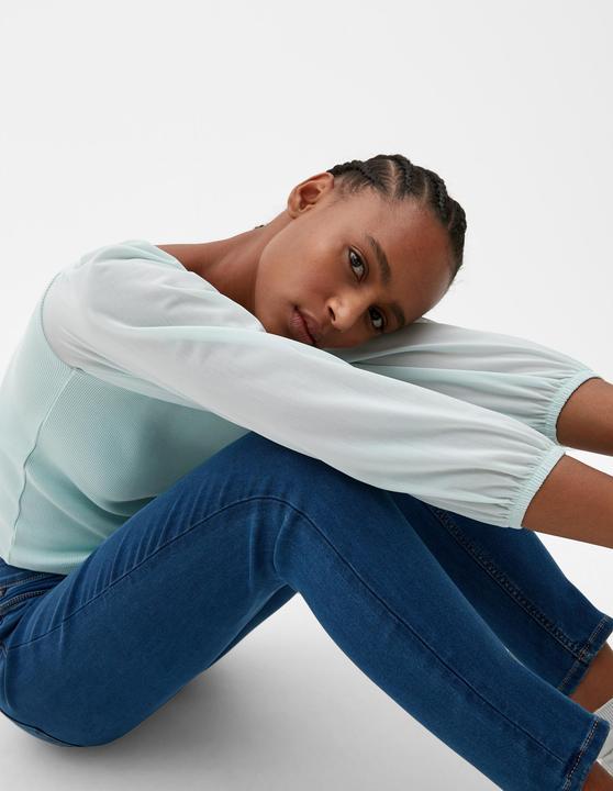 Immagine prodotto s.Oliver T-Shirt Bluse mit Karreeausschnitt (M)