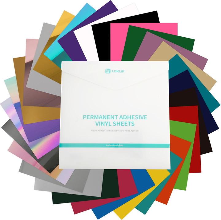 Actual product image Loklik Permanent Vinyl Material Bundle (A4)