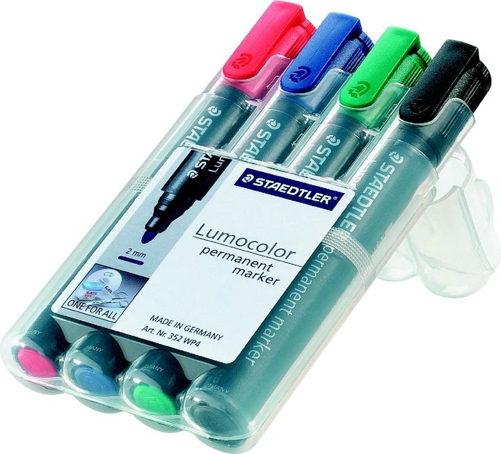 Produktbild Staedtler 352 Marker Lumocolor perm. 4St (4 x)