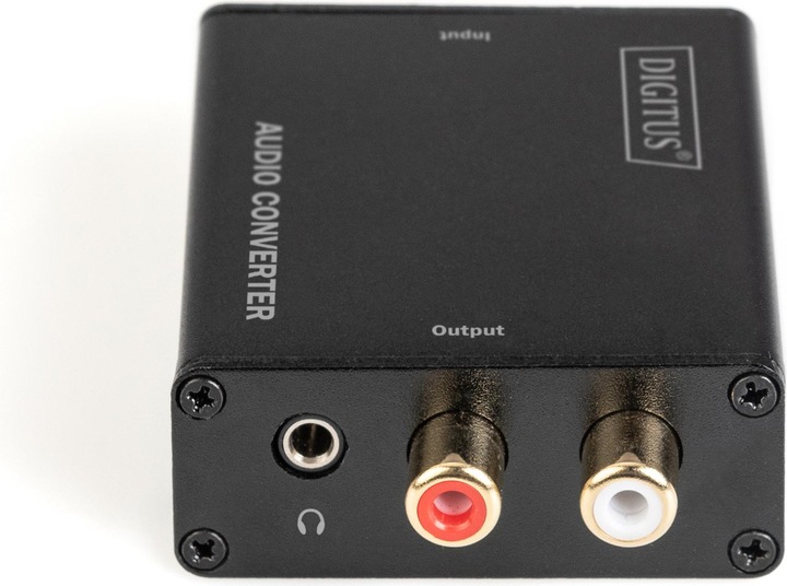 Immagine prodotto Digitus Convertitore audio, TOSLINK™/coassiale, digitale => analogico (Digitale -> Analogico)